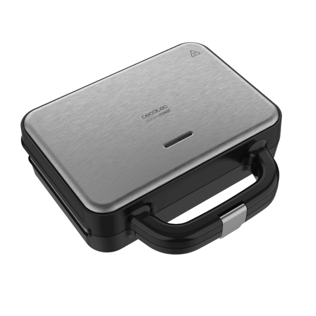 Cecotec Sandwichera Con Capacidad Para Dos Sandwiches Con Rellenos Generosos Y Placas De Sandwiches Triangulares. Sandwichera