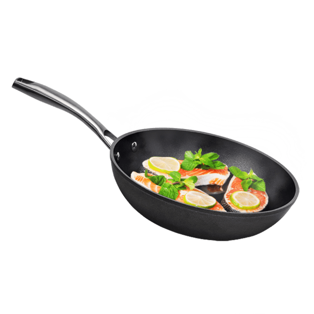 Cecotec Sartén Polka Fantasy 28 Bucket Silver Sartén 28 Cm De Aluminio Forjado Con 3 5 Mm De Base De Inducción Y Revestimiento Antiadherente De Máxima Duración Whitford® Eterna 100 % Libre De PFOA. Mango Remachado De Acero