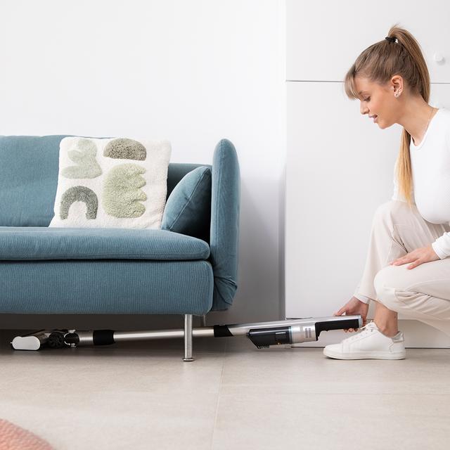 Cecotec Scoba 2100 Jalisco Aspirador Escoba Sin Cables Sin Bolsa Con Diseño Ultraligero (menos De 1 Kg En Mano Y 1 6 Kg Entero) Y Motor Digital Brushless De 210 W Y 20 KPa De Poder De Succión. Autonomía De Hasta 45 Minutos. D