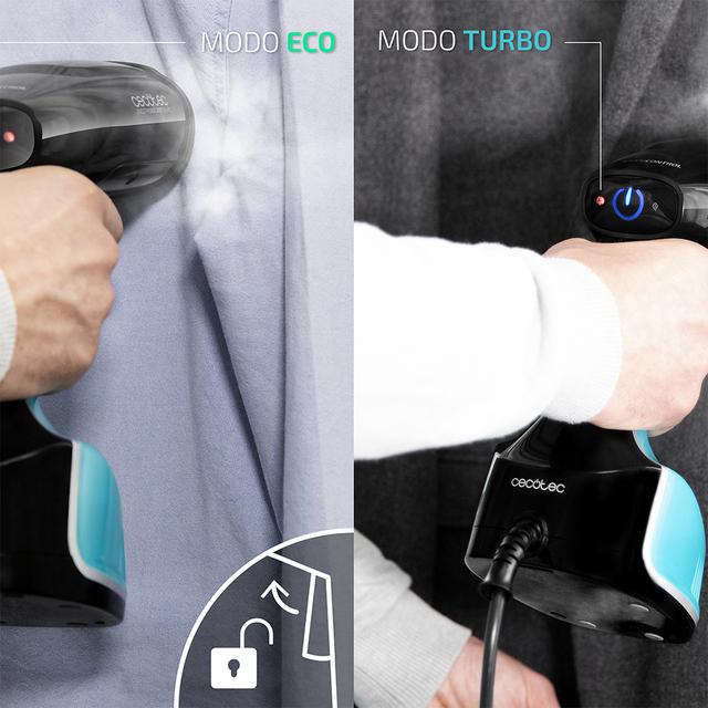 Cecotec SmoothForce 2000 Smart.Plancha Vertical Vapor De 1200 W Elimina Arrugas Olores Y Desinfecta Calentamiento En 35 Segundos Modo Eco Pantalla Táctil Plancha De Vapor Vertical Para Ropa