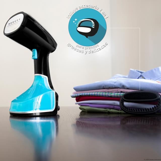 Cecotec SmoothForce 2000 Smart.Plancha Vertical Vapor De 1200 W Elimina Arrugas Olores Y Desinfecta Calentamiento En 35 Segundos Modo Eco Pantalla Táctil Plancha De Vapor Vertical Para Ropa