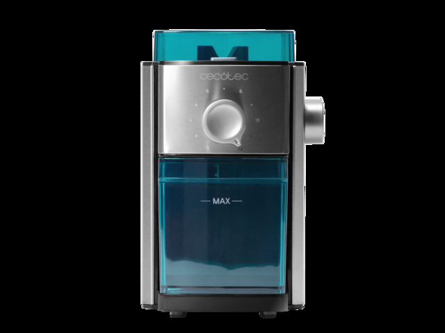 Cecotec SteelMill 2000 Adjust Molinillo de Café Eléctrico de 150 W Acero Inoxidable Sistema de muelas Planas 17 Niveles de molienda Capacidad 250 gr Depósito Apto para lavavajillas Molinillo eléctrico de café  