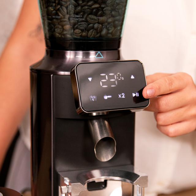 Cecotec SteelMill Touch Molinillo Eléctrico De Café De Acero Inoxidable Con 200 W Y 30 Niveles De Molienda. Molinillo Eléctrico 