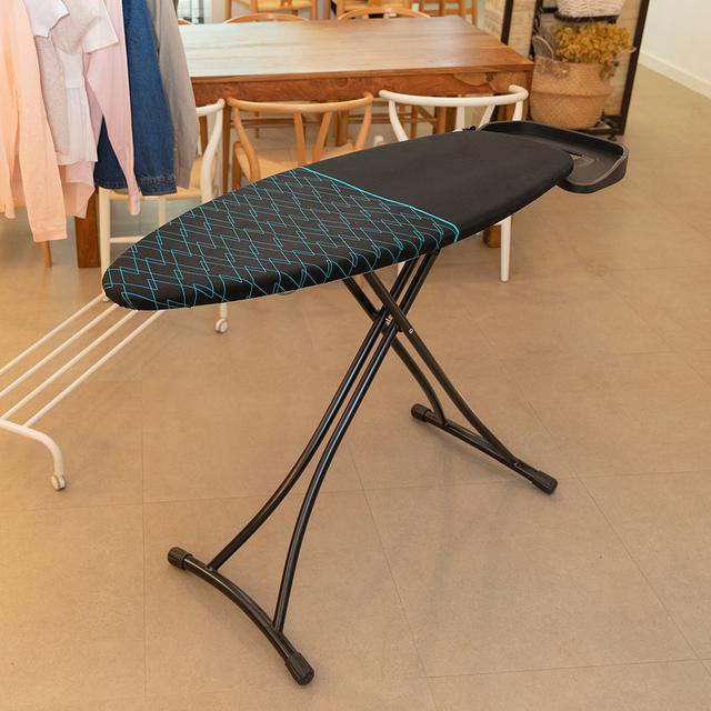 Cecotec StrongBoard 400 Borneo. Tabla De Planchar Con Funda Resistente 100% Algodón Estructura De Apoyo Para Planchas Y Centros De Planchado Patas Extragruesas Gran Superficie Altura Regulable Tabla De Planchar