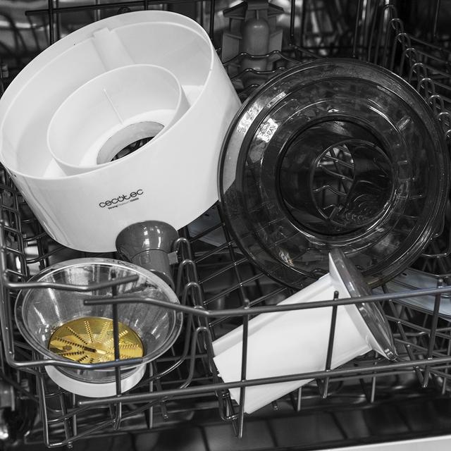 Cecotec Strongtitanium19000 Licuadora Orbital Con Sistema Centrífugo 19000 Rpm De Velocidad Y Disco Con Recubrimiento De Titanio. Licuadora Orbital Para Extraer El Jugo De Frutas Y Verduras