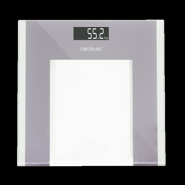 Cecotec Surface Precision 9100 Healthy. Báscula de Baño Digital con Plataforma de cristal de alta seguridad pantalla LCD invertida Capacidad máxima de 180kgr Lista para usar Cinta métrica Báscula de baño digital precisa