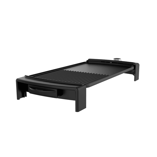 Cecotec Tasty&Grill 2500 BlackWater MixGrill. Plancha De Asar Eléctrica Con 2150 W Revestimiento Antiadherente Superficie Mixta Termostato Regulable Apta Para Lavavajillas Plancha De Asar Eléctrica De 2150 W Con Revestimiento