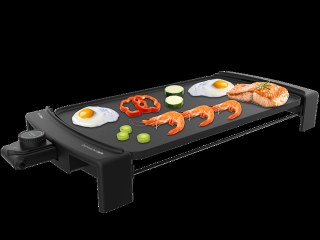 Cecotec Tasty&Grill 3000 Blackwater. Plancha De Asar Con Potencia 2600 W Resistencia En M Termostato Regulable Apta Para Lavavajillas Plancha Eléctrica Cocina 2600 W
