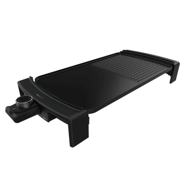 Cecotec Tasty&Grill 3000 RockWater MixGrill. Plancha De Asar Eléctrica De 2600 W Revestimiento Antiadherente Superficie Mixta Termostato Regulable Apta Para Lavavajillas Plancha De Asar Eléctrica De 2600 W Con Revestimiento Ro