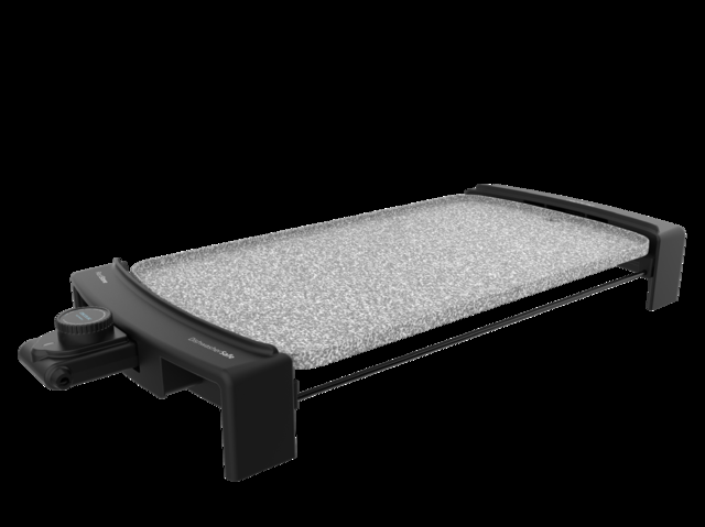 Cecotec Tasty &Grill 3000 RockWater. Plancha eléctrica de 2600 W Revestimiento de Riedra RockStone Resistencia en Forma de M Termostato Ajustable Piezas Aptas para lavavajillas Plancha eléctrica cocina 2600 W
