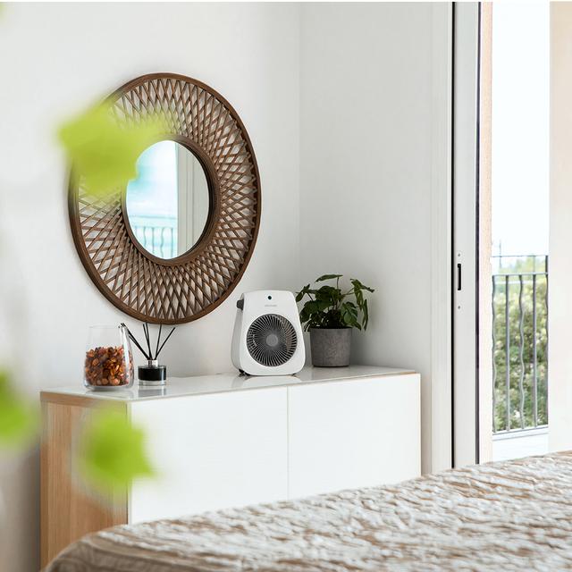Cecotec Termoventilador ReadyWarm 2000 Max Force White Termoventilador Con 2000 W 2 Niveles De Potencia Y 3 Modos De Funcionamiento. Termoventilador