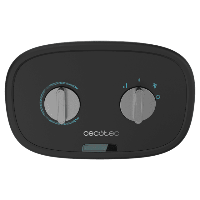 Cecotec Termoventilador ReadyWarm 2050 Max Force Black Termoventilador Con 2000 W Y 3 Modos De Funcionamiento. Termoventilador / Calefactor 2000 W