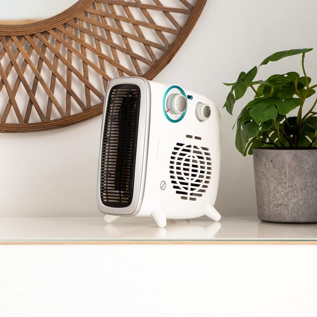 Cecotec Termoventilador ReadyWarm 2070 Max Dual White Termoventilador Con 1800 W 2 Niveles De Potencia Y 3 Modos De Funcionamiento. Termoventilador / Calefactor 1800 W
