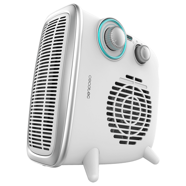 Cecotec Termoventilador ReadyWarm 2070 Max Dual White Termoventilador con 1800 W 2 niveles de potencia y 3 modos de funcionamiento. Termoventilador / Calefactor 1800 W