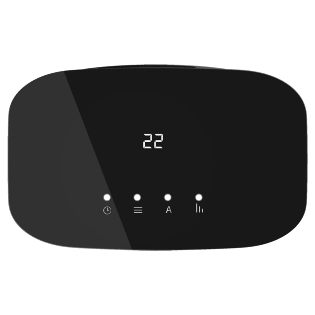 Cecotec Termoventilador ReadyWarm 2070 Max Force Smart Black Termoventilador Con 2000 W 2 Niveles De Potencia Y 3 Modos De Funcionamiento Con Pantalla LED Y Mando A Distancia. Termoventilador