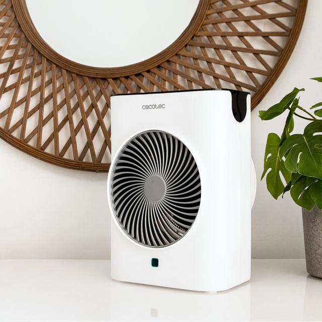 Cecotec Termoventilador ReadyWarm 2070 Max Force Smart White Termoventilador Con 2000 W 2 Niveles De Potencia Y 3 Modos De Funcionamiento Con Pantalla LED Y Mando A Distancia. Termoventilador