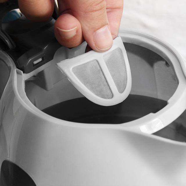 Cecotec ThermoSense 120 M. Hervidor De Agua Eléctrico De 1 Litro Libre De BPA 1100 W De Potencia Base 360º Filtro Antical Desmontable Doble Sistema De Seguridad Plástico Hervidor De Agua Eléctrico