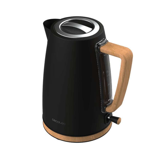 Cecotec ThermoSense 200 Woody Hervidor De Agua Eléctrico Para Infusiones Con 1 7 Litros De Capacidad. Hervidor De Agua Eléctrico