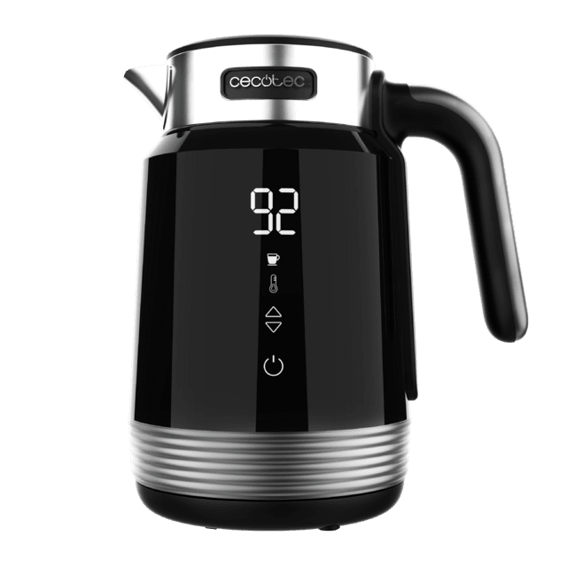 Cecotec ThermoSense 600 Touch Black Hervidores De Agua De 1 7 Litros De Capacidad Libre De Bpa Y Con 2200 W. Hervidores De Agua