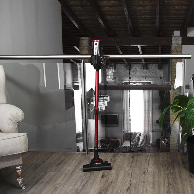 Cecotec ThunderBrush Aspirador Escoba Con Cable 2 En 1. Aspirador Vertical Y De Mano. Tecnología Ciclónica. Filtro HEPA. Eficiencia Energética Clase A+. Bajo Consumo De 600 W Aspirador Escoba Y De Mano Con Cable