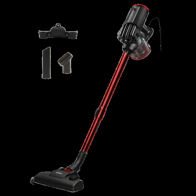 Cecotec ThunderBrush Aspirador Escoba con Cable 2 en 1. Aspirador Vertical y de Mano. Tecnología ciclónica. Filtro HEPA. Eficiencia energética Clase A+. Bajo Consumo de 600 W Aspirador escoba y de mano con cable