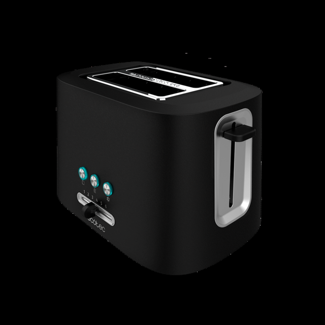 Cecotec Toast&Taste 9000 Double. Tostadora Vertical De 980 W 2 Ranuras Cortas Extraanchas 3 Funciones Preconfiguradas Diseño En Plástico Con Acabados En Acero Inox Incluye Varillas Superiores Plancha De Asar Eléctrica De 2400