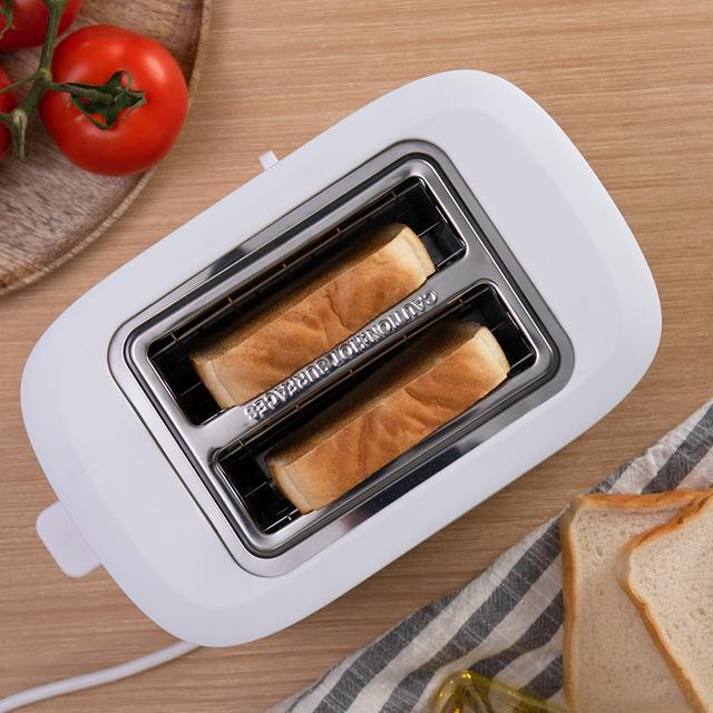 Cecotec Toast&Taste 9000 Double White. Tostadora De 980 W 2 Ranuras Cortas Extraanchas Función Recalentar Descongelar Y Cancelar Plástico Varillas Superiores Blanco Tostadora De Plástico De Doble Ranura Corta Y Extra Ancha