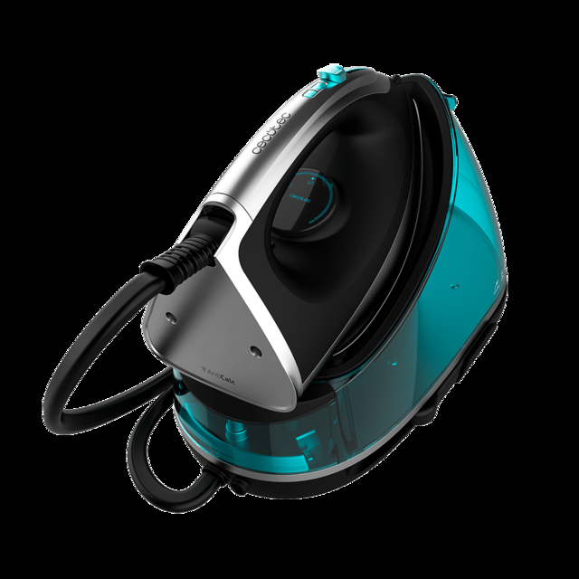 Cecotec Total Iron 7000 SteamPro. Centro De Planchado De 2400 W 6 Bares Suela Cerámica 135 G/min Modo Eco Auto Shut-Off Sistema Antical Centro De Planchado. 2400 W