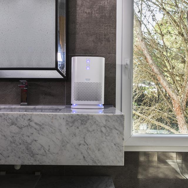 Cecotec TotalPure 1500 Connected. Purificador De Aire De 26W 100 CADR 3 Etapas De Filtrado Control Por Wi-fi 2 Modos De Funcionamiento Sensor PM 2 5 Cobertura 40 M3 Purificador De Aire Con 100 CADR 3 Etapas De Filtrado Control P