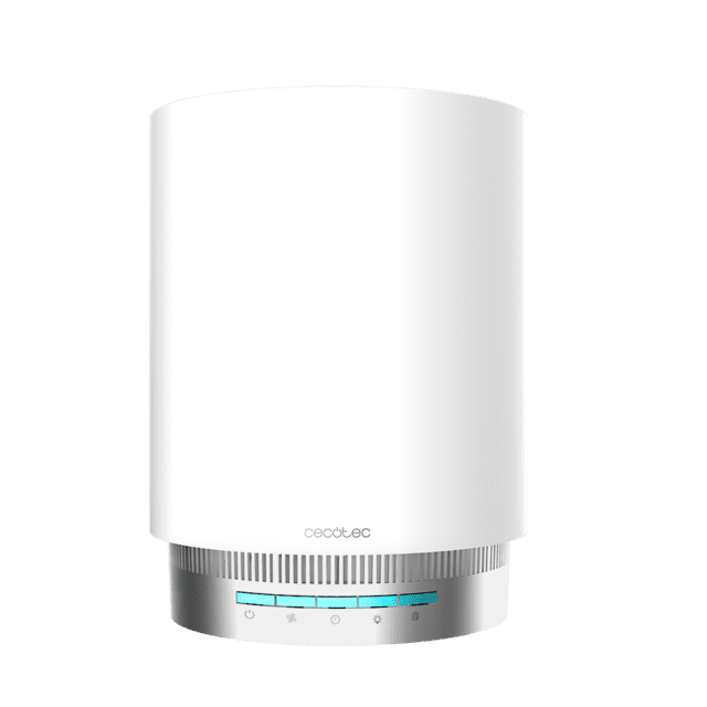 Cecotec TotalPure 1600 Style Pro. Purificador De Aire Bajo Consumo Y Potencia De 45 W 130 CADR 4 Etapas De Filtrado Temporizador Motor DC 3 Velocidades Cobertura De 40 M3 Purificador