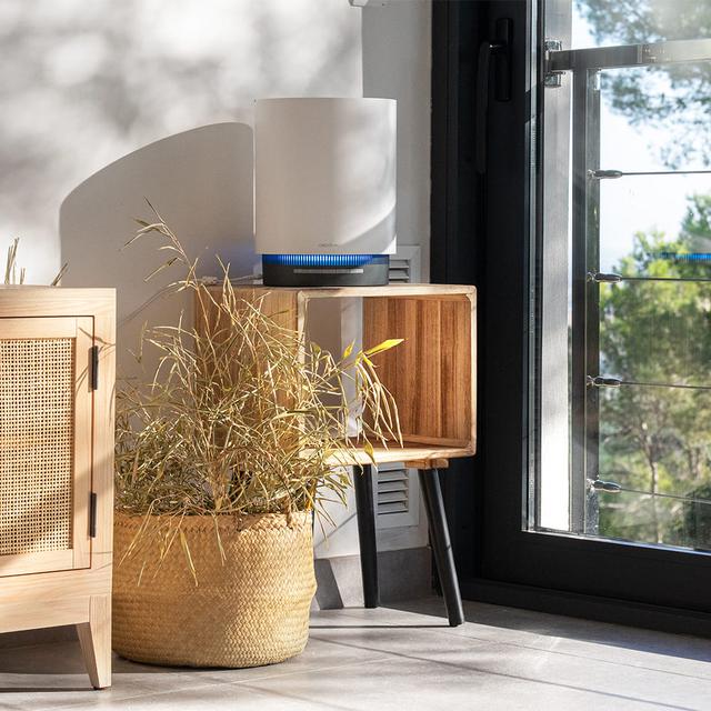 Cecotec TotalPure 1600 Style Pro. Purificador De Aire Bajo Consumo Y Potencia De 45 W 130 CADR 4 Etapas De Filtrado Temporizador Motor DC 3 Velocidades Cobertura De 40 M3 Purificador