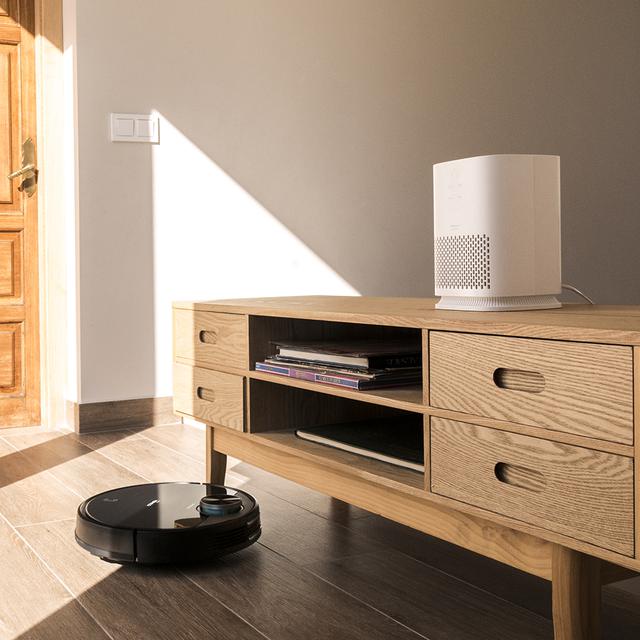 Cecotec TotalPure Connected 1000 Handy. Purificador De Aire Con Temporizador Con Potencia De 25 W Bajo Consumo 60 CADR 3 Etapas De Filtrado 3 Velocidades Cobertura 25 M3 Purificador De Aire Con 60 CADR 3 Etapas De Filtrado Y Cob