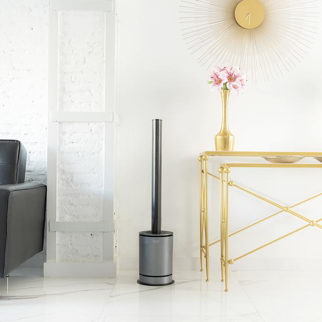 Cecotec TotalPure Connected. Ventilador Calefactor Purificador De Aire Con Potencia Calefacción 2000W Potencia Ventilación 45W Purificador De Aire Temporizador Pantalla LED 14 Velocidades App 3 En 1 Ventilador Calefactor Y Pur