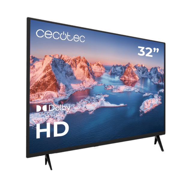 Cecotec TV 0 Series 0032S Televisión LED 32” Con Resolución HD Con Sistema Dolby Memoria Flash. Televisión LED 32”