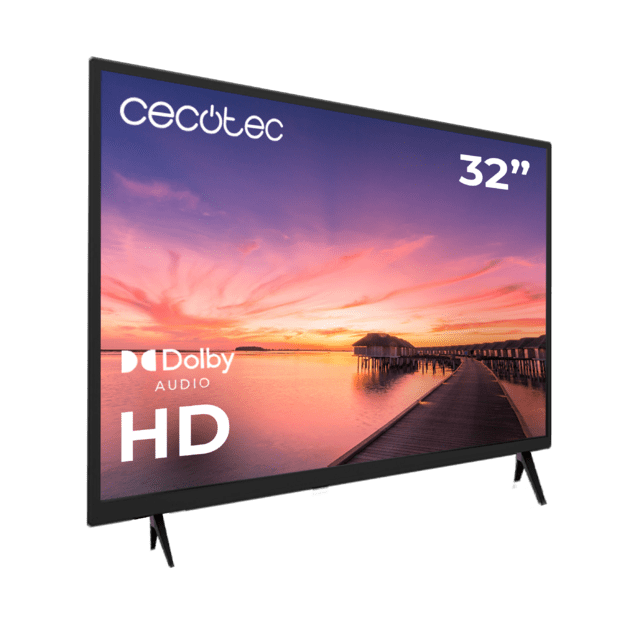 Cecotec TV Cecotec Televisión LED 32” Con Resolución HD Sistema Dolby Y Memoria Flash. Televisión LED 32”