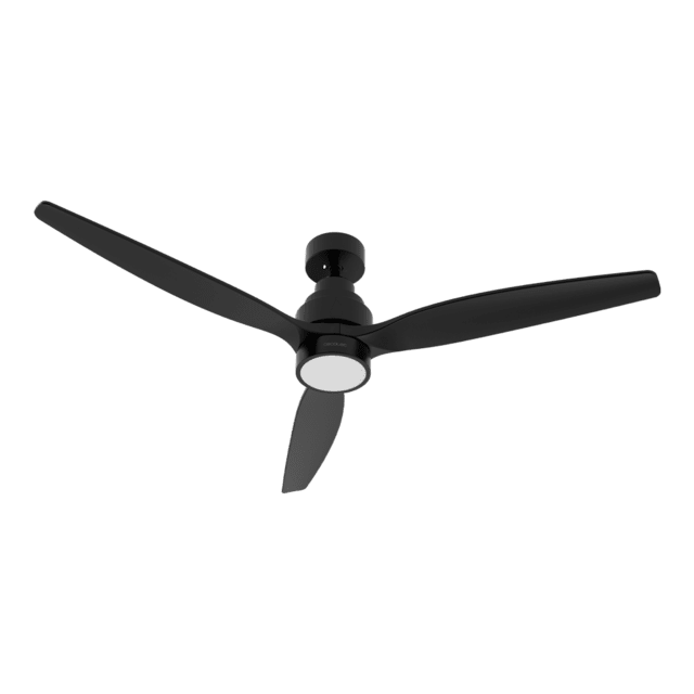 Cecotec Ventilador De Techo EnergySilence Aero 5350 Black Design Ventilador De Techo De 40 W Y 52” Con Motor DC Luz LED Mando A Distancia 6 Velocidades Temporizador Y Modo Winter-summer. Ventilador De Techo