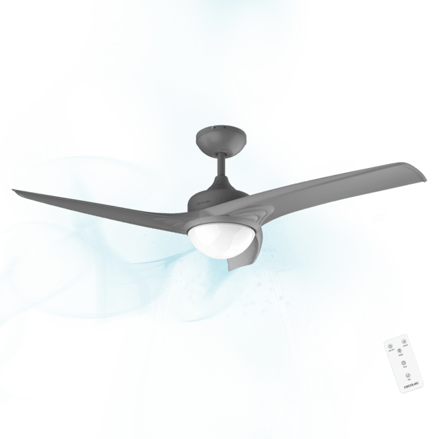 Cecotec Ventilador De Techo EnergySilence Aero 560 Ventilador De Techo 52’’ De 3 Aspas 62 W Lámpara LED Y Función Verano/invierno. Ventilador De Techo