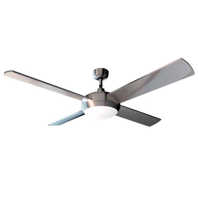 Cecotec Ventilador De Techo EnergySilence Aero 570 Ventilador De Techo 52’’ De 4 Aspas 60W Lámpara LED Función Verano/invierno. Ventilador De Techo Con Luz Y Mando A Distancia