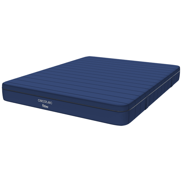 Cecotec Viscoelástico Y Enfundable Flow E-Hybrid + 90x200Colchón Viscoelástico Y Enfundable De 28 Cm De Altura Con Núcleo De Muelles Ensacados Y 4 Capas Para Una Firmeza Medio Alta