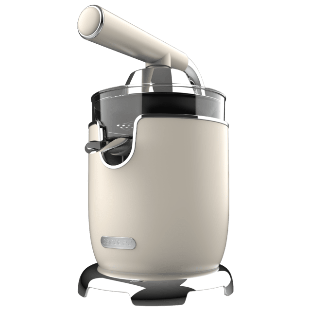 Cecotec Xqueeze RetroJuice 1000 Exprimidor Eléctrico De Brazo Para Naranjas Y Cítricos Con 1000 W De Potencia Filtro De Acero Inoxidable Y Dos Conos Desmontables De Diferente Tamaño El Grande De Acero Inoxidable Y El Pequeño