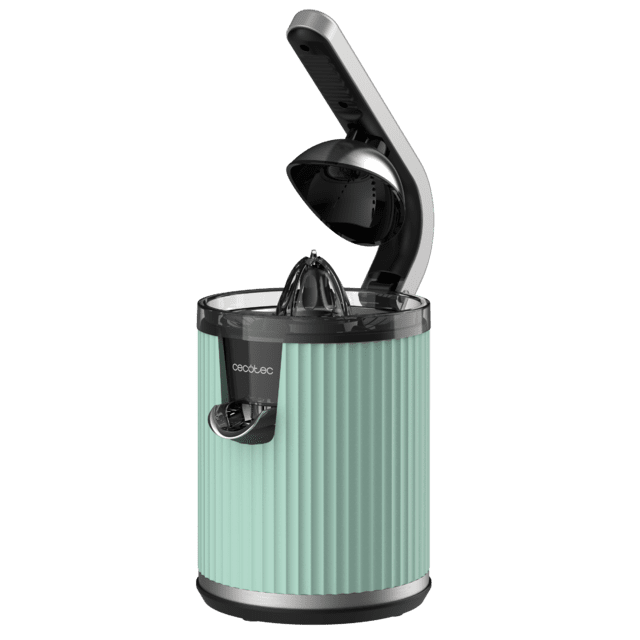 Cecotec Xqueeze RetroJuice 600 Green Exprimidor Eléctrico De Brazo Retro Para Naranjas Y Cítricos Con 600 W De Potencia Filtro De Acero Inoxidable Un Cono De Plástico Palanca Para Extraer La Pulpa Y Sistema Antigoteo. Exprimi