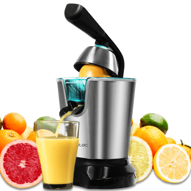 Cecotec Zitrus PowerAdjust 600 Black. Exprimidor Naranjas Eléctrico De 600W Filtro Regulador De Pulpa Filtro De Acero INOX 2 Conos Desmontables De Diferente Tamaño Apto Para Lavavajillas Exprimidor Naranjas Eléctrico