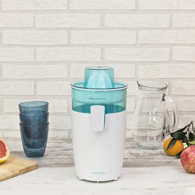 Cecotec Zitrus TowerAdjust Easy 800 White Exprimidor De Torre Eléctrico De 800 W Con Dos Conos Desmontables Regulador De Pulpa Y Boquilla Antigoteo. Exprimidor De Torre 