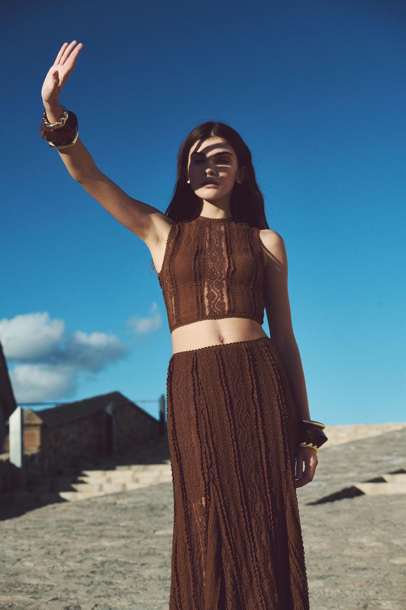 Charo Ruiz Ibiza Falda Midi Erika