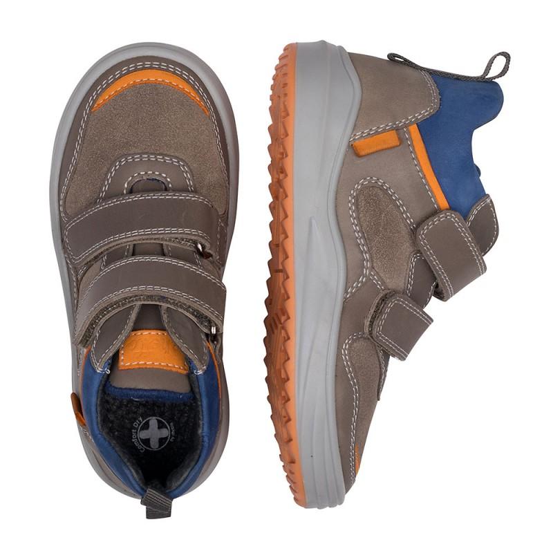 Chetto Bota Deportiva Para Niño A Dos Velcros En Piel