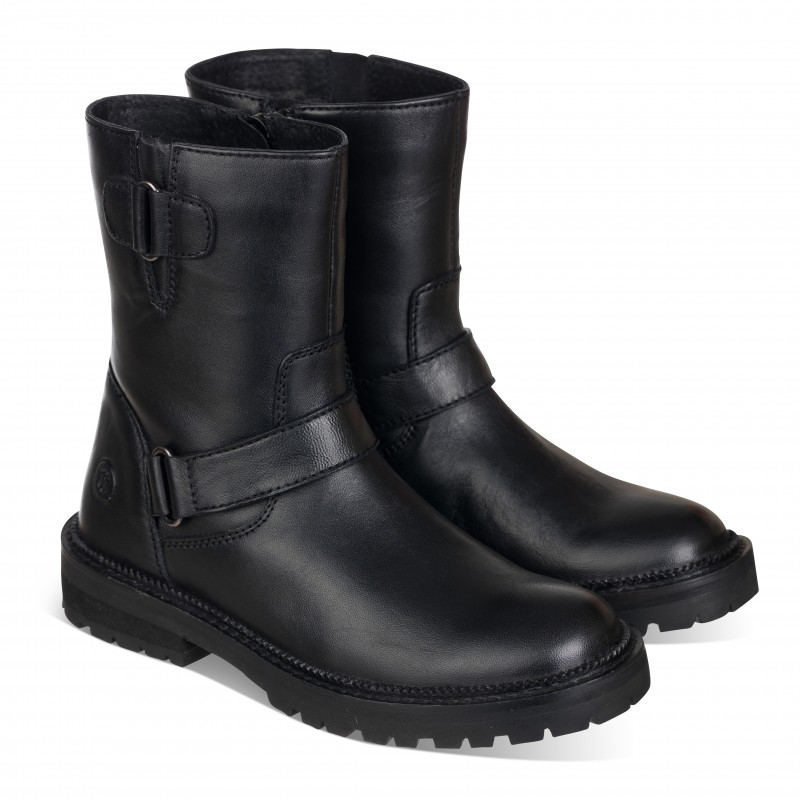 Chetto Bota Campera En Piel