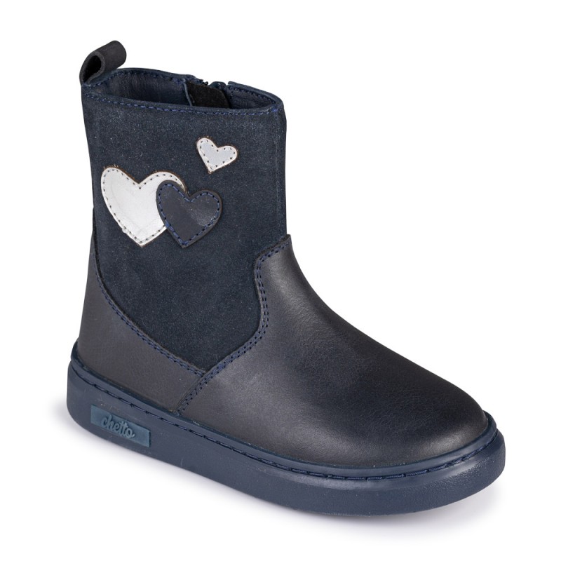 Chetto BOTA EN PIEL - NIÑA - CORAZONES - CHETTO