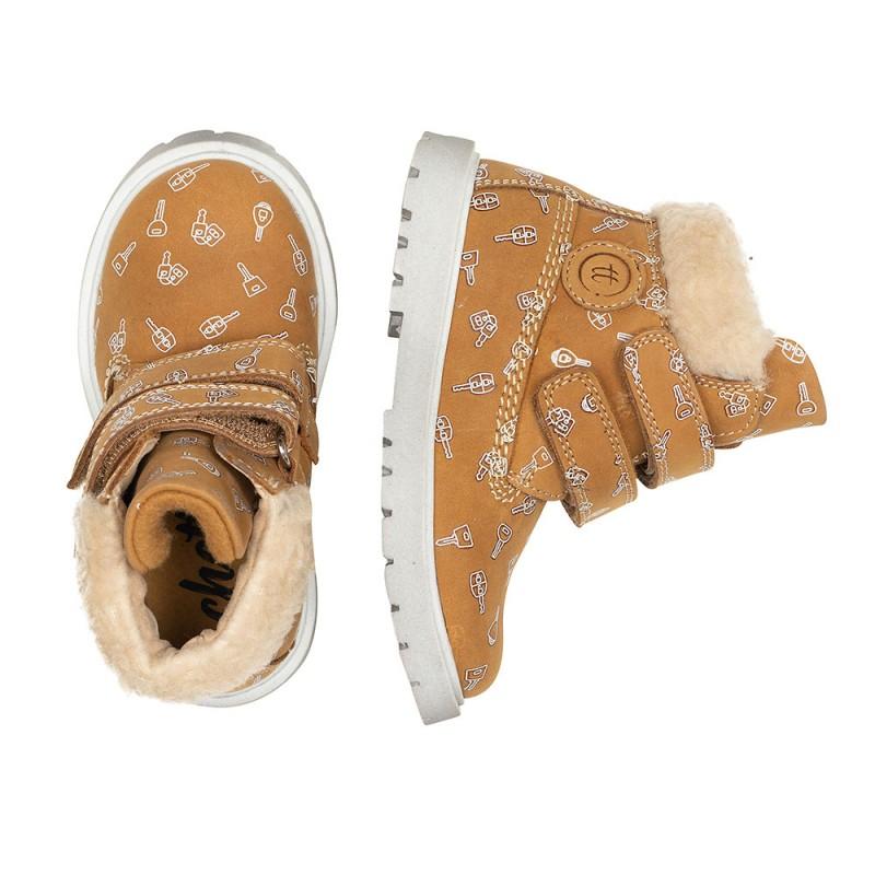 Chetto Bota Niño Con Dos Velcros - 100% Piel