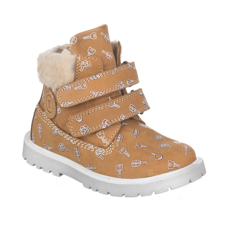 Chetto Bota Niño Con Dos Velcros - 100% Piel