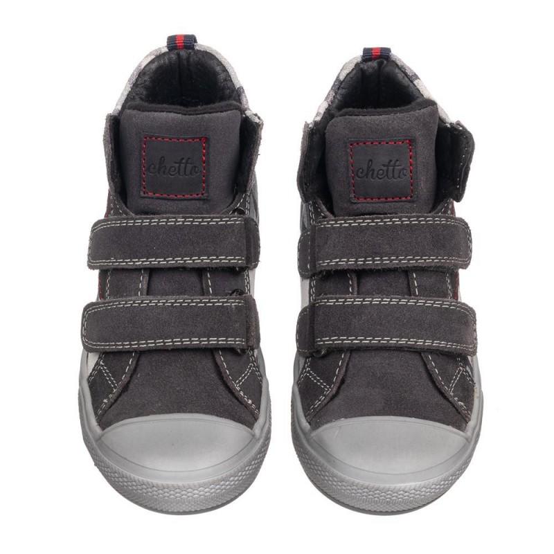 Chetto Bota Niño Con Dos Velcros En Piel